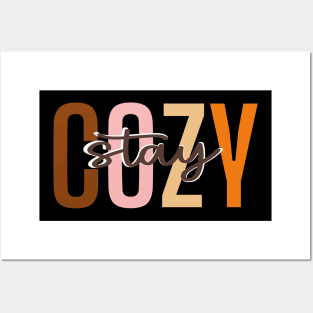 Cozy Stay For Halloween Season Posters and Art